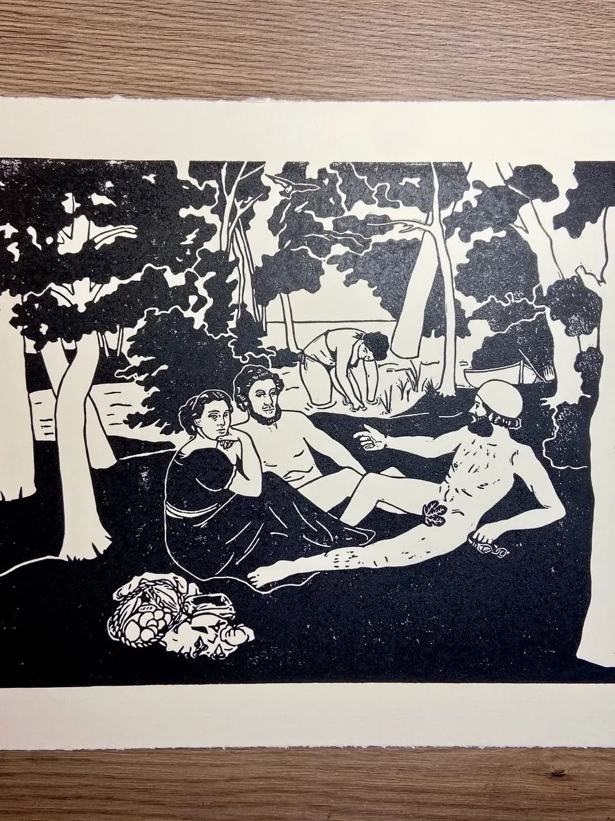 « Le déjeuner sur l&rsquo;herbe (inversé) »