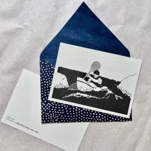 Carte postale format A6, "Water slice"